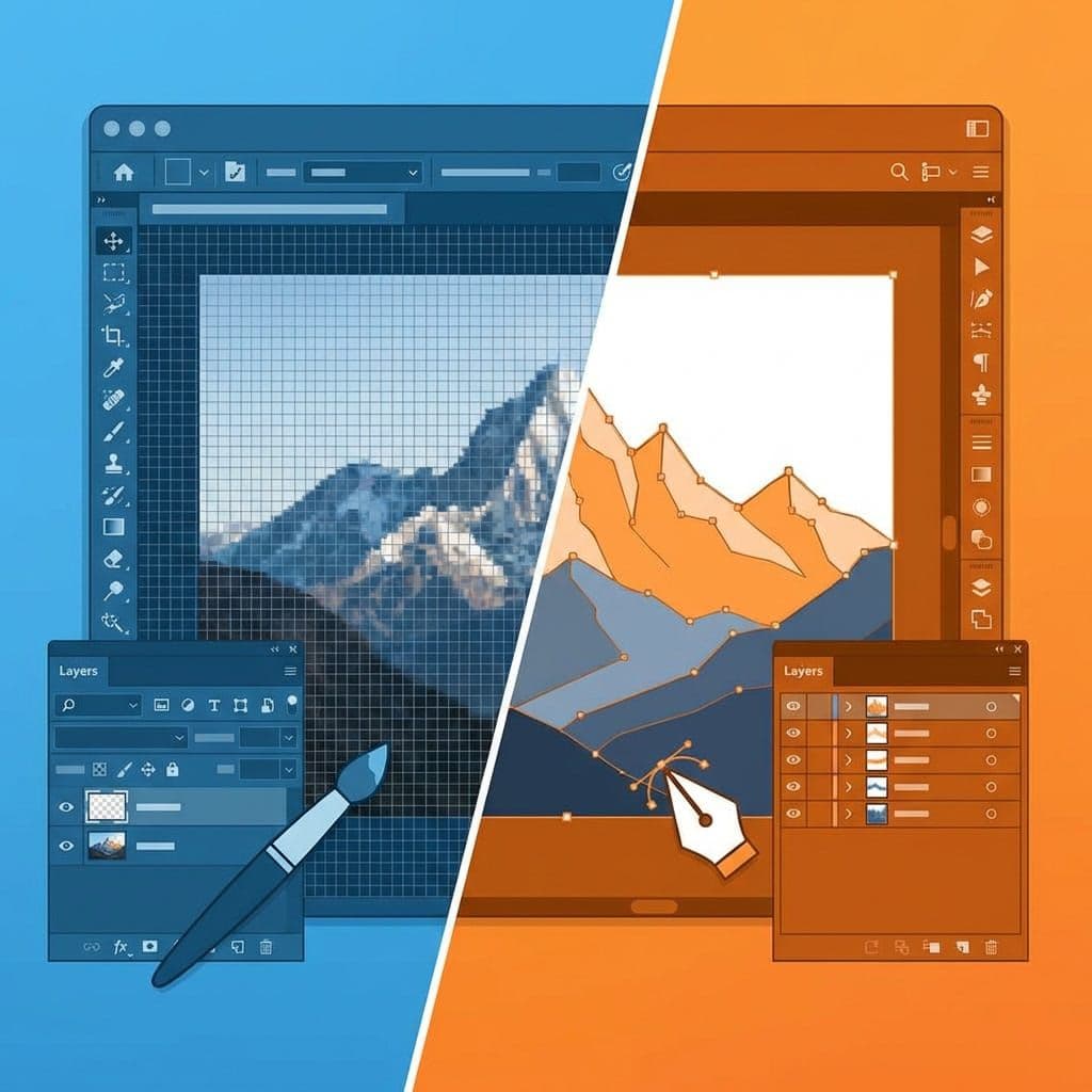 Photoshop vs Illustrator: Quale Software Adobe Scegliere?